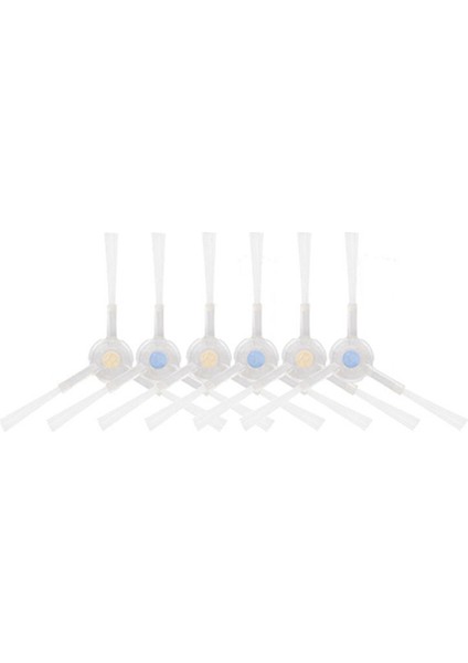 6 Adet Yedek Süpürge Aksesuarları J1J2 Robotlu Süpürge Aksesuarları Yan Fırça Için Uygun (Yurt Dışından) fırsatları