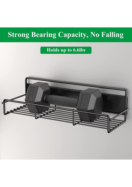 Buzdolabı ve Fırın Için 4pcs Manyetik Baharat Rafı Organizatörü, Mutfak Için Metal Buzdolabı Rafı, Siyah (Yurt Dışından)
