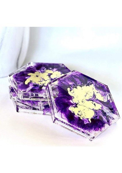 28 Adet Silikon Coaster Küllük Kalıpları Reçine Döküm Için, Dıy Sanat Kristal Elmas Saksı Kalem Mum Sabunluk Kalıpları (Yurt Dışından) fırsatları