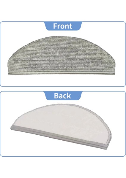 Gui Xulian 9 Adet Paspas Bezi MJSTP/MJST1S Kendi Kendini Temizleyen Süpürme Robotlu Süpürge Yedek Parçalar (Yurt Dışından) modelleri