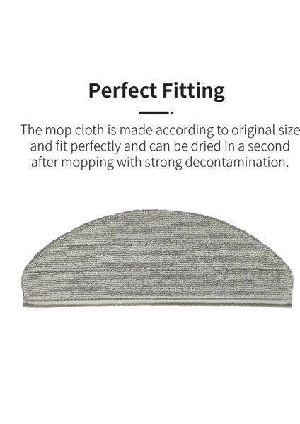 Gui Xulian 9 Adet Paspas Bezi MJSTP/MJST1S Kendi Kendini Temizleyen Süpürme Robotlu Süpürge Yedek Parçalar (Yurt Dışından) fırsatları