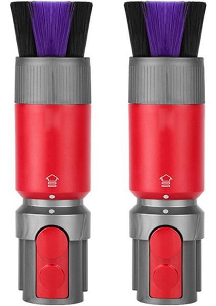 Gui Xulian 2 Adet V7 V8 V10 V11 V12 V15 Elektrikli Süpürge Traceless Toz Giderme Yumuşak Fırça Evrensel Emme Başlığı Aksesuarları (Yurt Dışından)