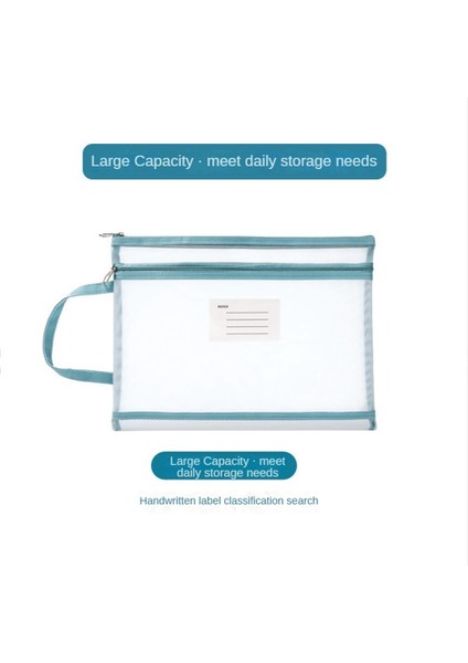 3 Adet A4 Saydam A4 Belge Çantası Örgü Fermuar Kese Örgü Zip Klasör Örgü Zip Dosya Klasörleri Çanta 3 Renk (Yurt Dışından) modelleri