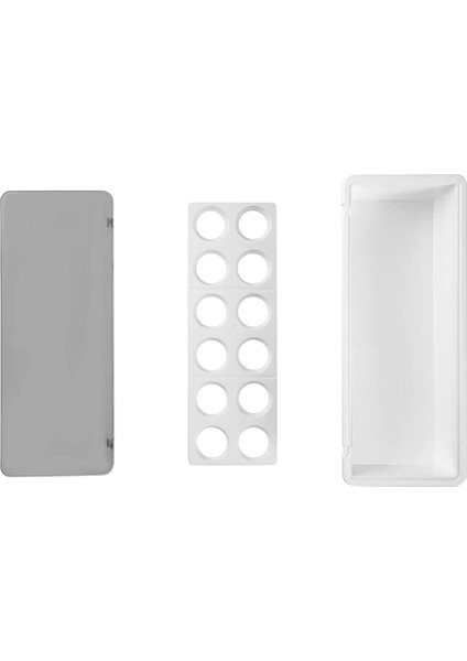 Buzdolabı Için 2 Paket Yumurta Tutucu, 12 Izgara Plastik Yumurta Saklama Kabı, Kapaklı Buzdolabı Organizatör Kutuları (Yurt Dışından) fiyatları