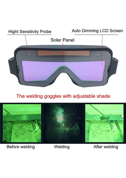 Kaynak Gözlüğü Otomatik Kararan Güneş Enerjili Kaynak Gözlükleri Maske Kask Kaynakçı Güvenlik Koruyucu Gözlük Kaynakçı Gözlükleri (Yurt Dışından) modelleri
