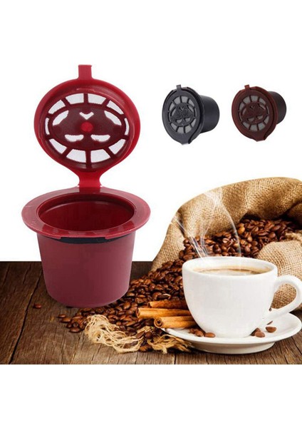 【gui Xulian】 6 Adet Doldurulabilir Yeniden Kullanılabilir Espresso Kapsülü Kahve Makinesi Için Yeniden Kullanılabilir Kapsül Dolum Boş Kapsül (Yurt Dışından) indirimleri