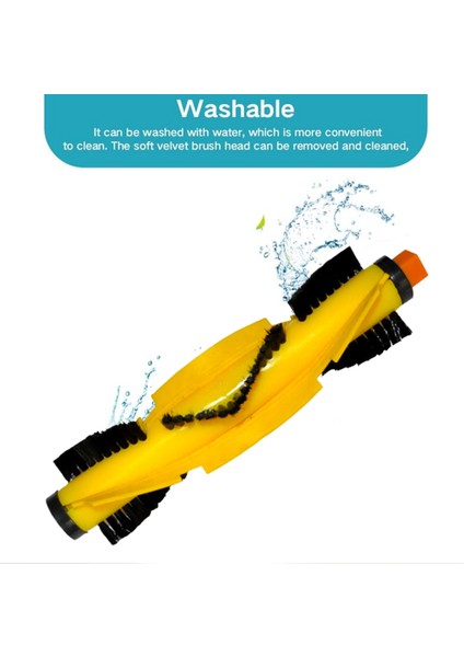 Gui Xulian 2 Adet Ana Fırça Devvis Devve B6009 Robotik Elektrikli Süpürge Yedek Parçalar Ev Temizlik (Yurt Dışından) fırsatları