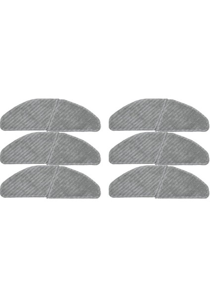 Gui Xulian S8+ M7 Pro Robotik Elektrikli Süpürge Için 6pcs Paspas Bezleri Yedek Parçalar (Yurt Dışından)