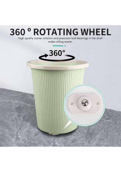 360º Dönen Tekerlekler Mini Döner Tekerler Tekerlekler, Mobilya Için Üniversal Tekerlekler Çeşitli Saklama Kutuları (16 Adet) (Yurt Dışından)
