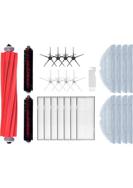 Gui Xulian S7 Maxv Ultra / S7 Maxv PLUS/G10S /G10S Pro Robotlu Süpürge Aksesuarları Kiti Için 27 Adet Yedek Parçalar (Yurt Dışından) indirimleri