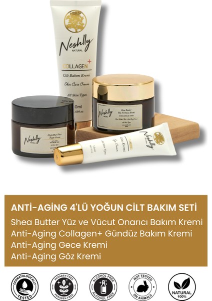 Anti Aging 4'lü Cilt Bakım Seti