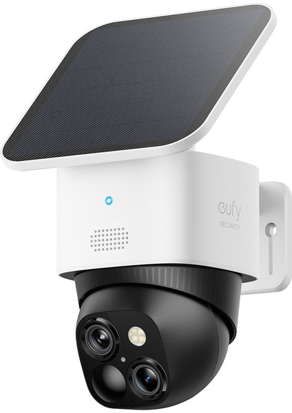 Eufy Security Solocam S340 Çift Lensli Kablosuz Solar Panelli 360 Derece Kamera - 3K Görüntü Kalitesi - Kablosuz Outdoor, Dış Mekan Güvenlik Kamerası - Tak Çalıştır (Anker Türkiye Garantili)