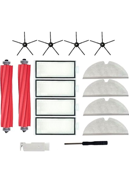 Gui Xulian Max Max+ Plus T8 Hepa Filtre Ana Yan Fırça Paspas Bezi Robotlu Süpürge Yedek Parçaları (Yurt Dışından)