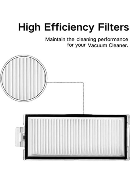 Gui Xulian Max Max+ Plus T8 Hepa Filtre Ana Yan Fırça Paspas Bezi Robotlu Süpürge Yedek Parçaları (Yurt Dışından) fiyatları