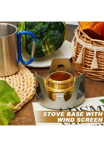 Sırt Çantasıyla Seyahat Için Mini Alkol Sobası Taşınabilir Verimli Alkol Brülör Standı Ocaklı Mini Kamp Sobası (Yurt Dışından) modelleri