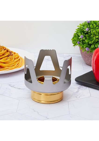 Sırt Çantasıyla Seyahat Için Mini Alkol Sobası Taşınabilir Verimli Alkol Brülör Standı Ocaklı Mini Kamp Sobası (Yurt Dışından) fırsatları