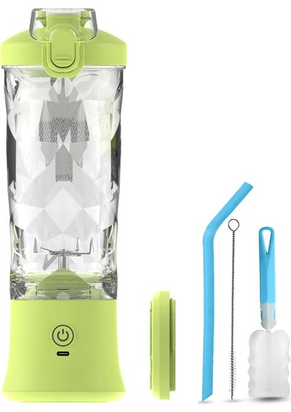 Shake ve Smoothie'ler Için 6 Bıçaklı Taşınabilir Blender Blender Mini Blender 20 Oz Mutfak Ev Seyahati Için(B) (Yurt Dışından)