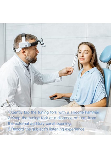 Terapi Için Diyapazon Seti (128Hz, 256Hz, 512Hz) Silikon Çekiç, Onarım Aleti, Temizlik Bezi ve Saklama Çantası ile Birlikte (Yurt Dışından) fırsatları