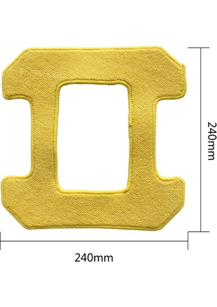 Gui Xulian 10 Adet Sürtünme Paspas Pedleri 298 Pencere Temizlik Robotu Aksesuarları Bez Mikrofiber Malzeme Islak Temizlik + Kuru (Yurt Dışından) fiyatları
