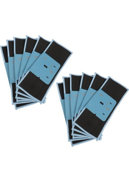 [gui Xulian] 12'li Paket Yıkanabilir Islak Paspas Pedlerinin Değiştirilmesi Jet M6 Için Uyumlu (Yurt Dışından)