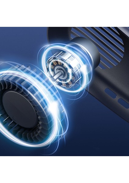 Taşınabilir Boyun Fanı USB Şarj Edilebilir Bladeless Fan 4000 Mah Soğutma Yarı Iletken Fan Giyilebilir Spor-Beyaz (Yurt Dışından) fiyatları
