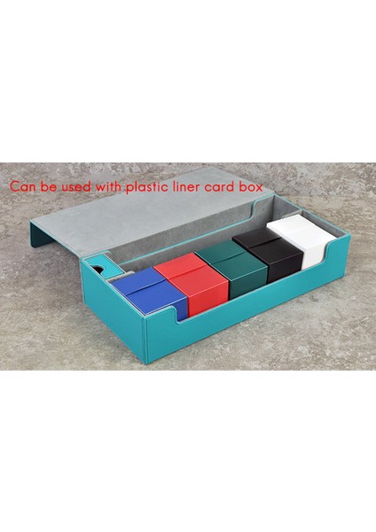 Kart Kutusu Güverte Kutusu Playmat ve Toplayıcı Konteyner Kart Saklama Kutusu Saklama Toz Geçirmez Kart Saklama Kutusu A (Yurt Dışından)