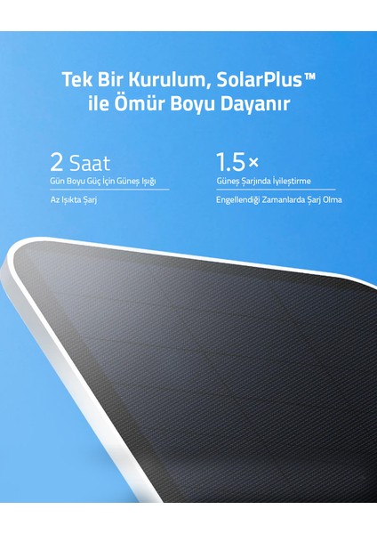 Eufy Security Solocam S340 Çift Lensli Kablosuz Solar Panelli 360 Derece Kamera - 3K Görüntü Kalitesi - Kablosuz Outdoor, Dış Mekan Güvenlik Kamerası - Tak Çalıştır (Anker Türkiye Garantili)