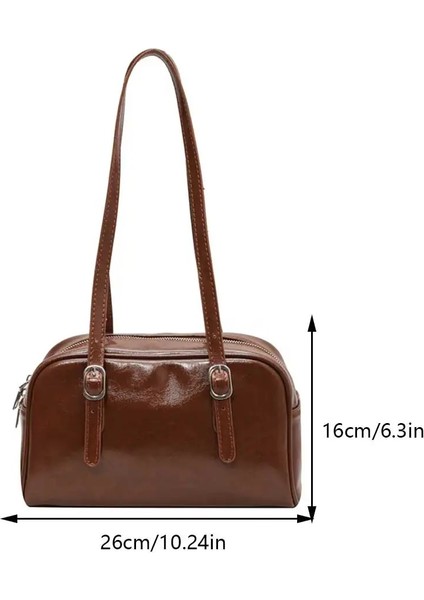 Siyah Kadın Moda Çanta Düz Renk Satchel Çanta Ayarlanabilir Askı ile Crossbody Çanta Koltukaltı Çanta Iş Alışveriş Seyahat Için (Yurt Dışından) modelleri