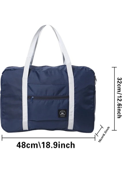 5PHRASE057 Boston Çanta Seyahat Çantası Unisex Katlanabilir Çanta Organizatörler Büyük Kapasiteli Taşınabilir Cümle Baskılı Bagaj Çantaları Seyahat Aksesuarları (Yurt Dışından) modelleri