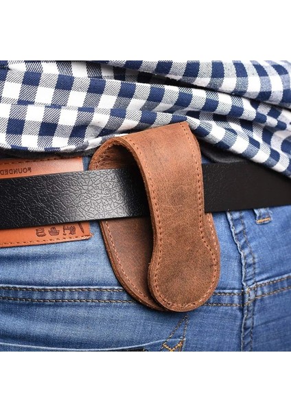 Koyu Kahverengi Hakiki Deri Bozuk Para Cüzdanı Erkekler Boston Raket Sap Jacksap Vintage Inek Derisi Kendini Savunma Çok Fonksiyonlu Edc Cüzdan Bel Para Çantası (Yurt Dışından) indirimleri