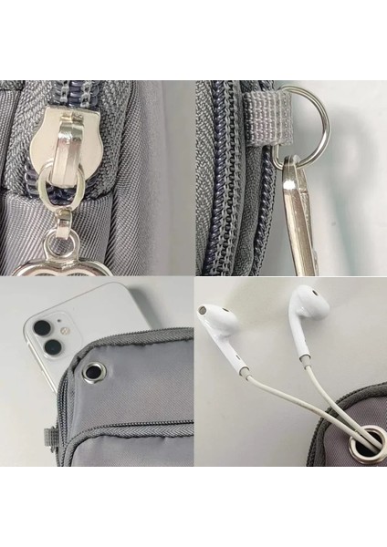 7graphic Harf D Kadın Çanta Küçük Crossbody Çanta Taşınabilir Cep Telefonu Çantası Kanvas Cep Telefonu Çanta Grafik Serisi Omuz Çantası 2024 Yeni (Yurt Dışından) modelleri