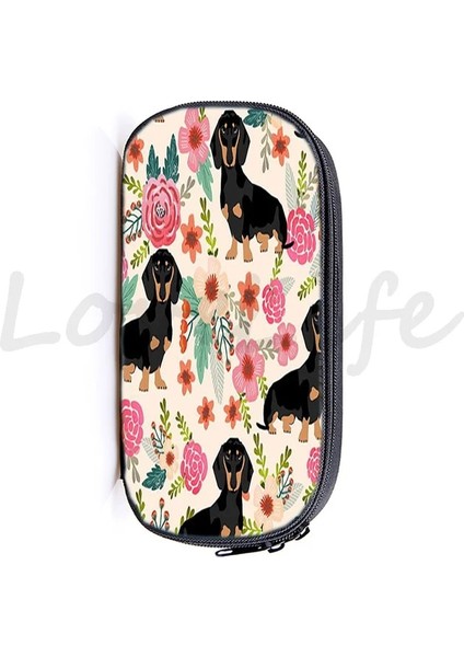 27 Güzel Bulldog Kalem Çantası Çocuklar Boston Terrier Kırtasiye Çantası Alman Çoban Kalem Tutucu Husky Köpek Kalem Çantası Çocuk Hediyeler (Yurt Dışından)