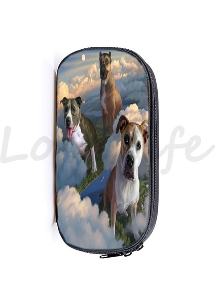 27 Güzel Bulldog Kalem Çantası Çocuklar Boston Terrier Kırtasiye Çantası Alman Çoban Kalem Tutucu Husky Köpek Kalem Çantası Çocuk Hediyeler (Yurt Dışından) modelleri