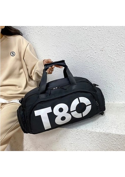 Lavanta T80 Seyahat Çanta Spor Salonu Spor Kadın Sırt Çantası Adam El Çantası Yoga Spor Tote Ayakkabı Omuz Duffle Taşınabilir Boston Çanta (Yurt Dışından) fırsatları