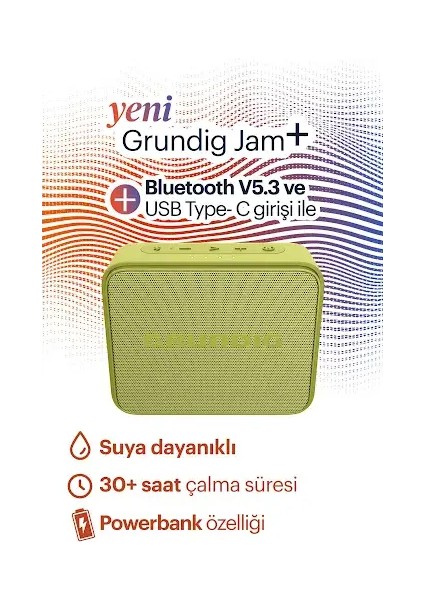 Jam + Lime Bluetooth Hoparlör