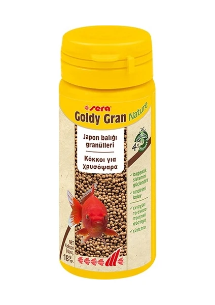 Goldy Gran Japon Balığı Granül Yemi 50 Ml