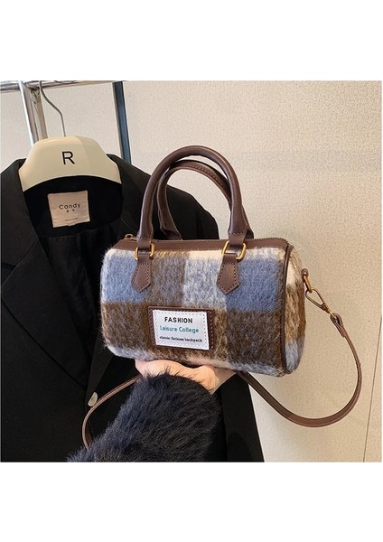 Mavi 21X13X8CM Kadınlar Için Ünlü Marka Tasarım Çanta 2023 Lüks Bolso Çoğaltma Moda Retro Çanta Kadın Tote Çanta Alışveriş Çantası Kova Çanta (Yurt Dışından)