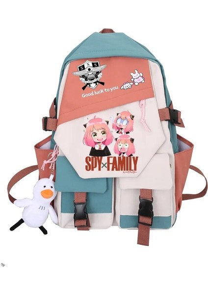 Stil 6 Ania Spy x Aile Anime Sırt Çantası Kadınlar Için Anya Forger Kawaii Öğrenci Okul Omuz Çantası Tuval Gençlik Açık Seyahat Sırt Çantası (Yurt Dışından) fiyatları