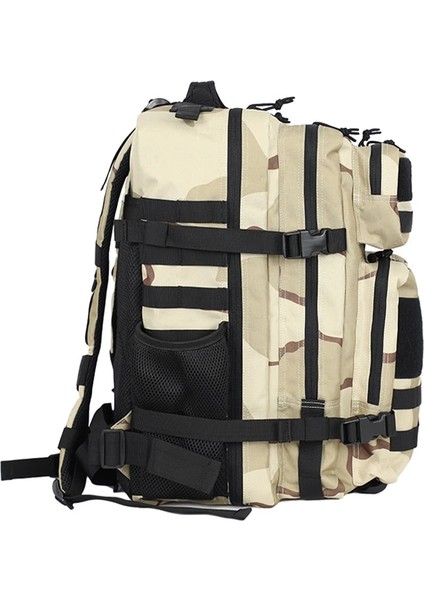 25L-SIYAH Yeni 25L/45L Askeri Taktik Sırt Çantası Açık Hava Eğitimi Spor Çantası Yürüyüş Kamp Seyahat Sırt Çantası Ordu 3D Trekking Molle Sırt Çantası (Yurt Dışından)