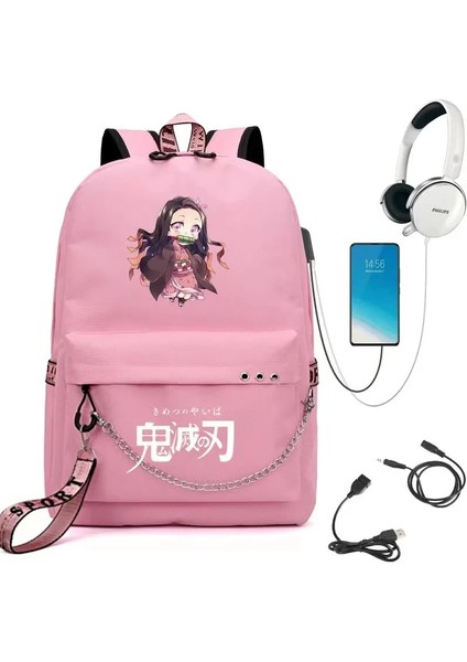 Stil 05 Nezuko Demon Slayer Sırt Çantası Anime Cosplay Unisex Öğrenciler Okul Çantası Karikatür Gizli Sakli Konusmalar Dizüstü Seyahat Sırt Çantası Açık Çanta (Yurt Dışından) indirimleri