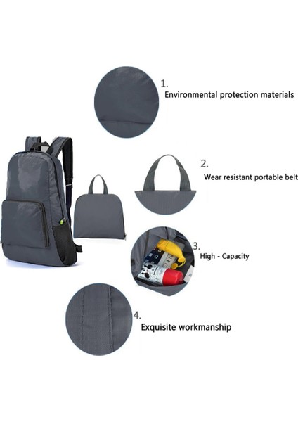 10 Letteru Katlanabilir Sırt Çantası Kamp Ultralight Katlanır Seyahat Çantası Yürüyüş Sırt Çantası 26 Mektup Serisi Erkekler Kadınlar Için Doğa Sporları Sırt Çantası (Yurt Dışından) indirimleri