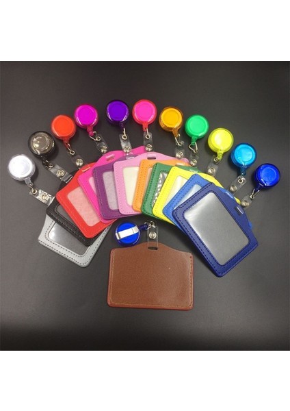 Pembe 1 Adet Öğrenci Otobüsü Kimlik Kimlik Rozeti Boyun Askısı ile Unisex Çalışma Kartı Sahipleri Kadın Erkek Pu Banka Kartı Adı Kredi Kartı Sahipleri Çanta (Yurt Dışından) fırsatları