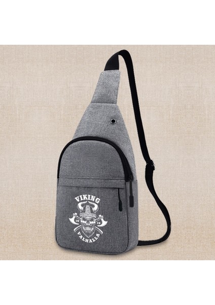 6SKULL022 Erkekler Için Yeni Sling Çanta Açık Spor Kamp Ordu Omuz Çantası Avcılık Balıkçılık Crossbody Göğüs Paketi Sırt Çantası Kafatası Baskı Çanta (Yurt Dışından) indirimleri
