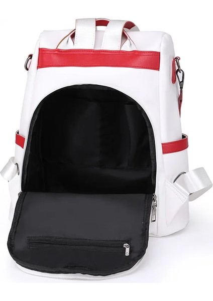 SJB1013C2 Moda Kadın Sırt Çantası Yumuşak Deri Pu Açık Seyahat Bir Omuz Çift Amaçlı Rahat Hırsız Çanta Kadın (Yurt Dışından) fırsatları