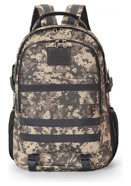Kentsel Kamuflaj 34X20X50CM Sırt Çantası Erkek Kamuflaj Yürüyüş Açık Seyahat Çantası Büyük Kapasiteli Su Geçirmez Üniversite Öğrencileri Schoolbag Oxford Kumaş Av Çantası (Yurt Dışından)