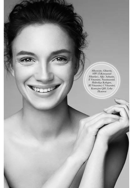 Yaşlanma ve Leke Karşıtı El Kremi - Kolajen Q10 Arbutin C Vitamini Spf 15 3'lü 50 ml