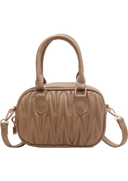 Kahverengi 19X8X14CM Lüks Tasarımcı Boston Kadın Çantaları 2023 Moda Trendi Bowling Çantası Günlük Moda Dizel Çanta Crossbody Çanta Promosyon Zadig (Yurt Dışından)