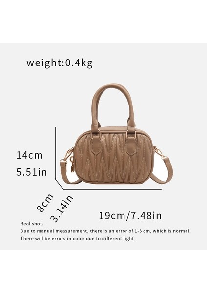 Kahverengi 19X8X14CM Lüks Tasarımcı Boston Kadın Çantaları 2023 Moda Trendi Bowling Çantası Günlük Moda Dizel Çanta Crossbody Çanta Promosyon Zadig (Yurt Dışından) modelleri