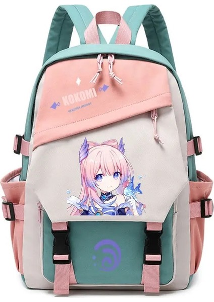 Stil 14 Genshin Etki Anime Cosplay Öğrencileri Okul Çantası Sırt Çantası Beelzebul Ayaka Xiao Gizli Sakli Konusmalar Seyahat Sırt Çantası Açık Erkek Kız Hediyeler (Yurt Dışından) modelleri