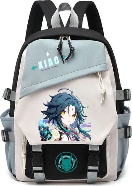 Stil 14 Genshin Etki Anime Cosplay Öğrencileri Okul Çantası Sırt Çantası Beelzebul Ayaka Xiao Gizli Sakli Konusmalar Seyahat Sırt Çantası Açık Erkek Kız Hediyeler (Yurt Dışından) fırsatları